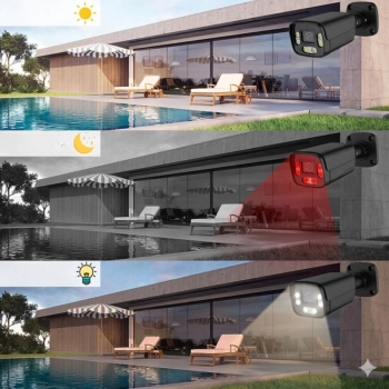 Kamera zewnętrzna IP POE LAN 5MPX 4K DVX PT5